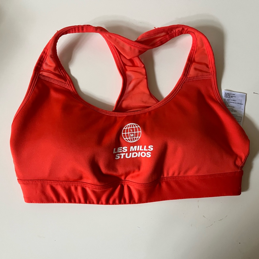 Reebok LES MILLS Women's Orange Sports Bra